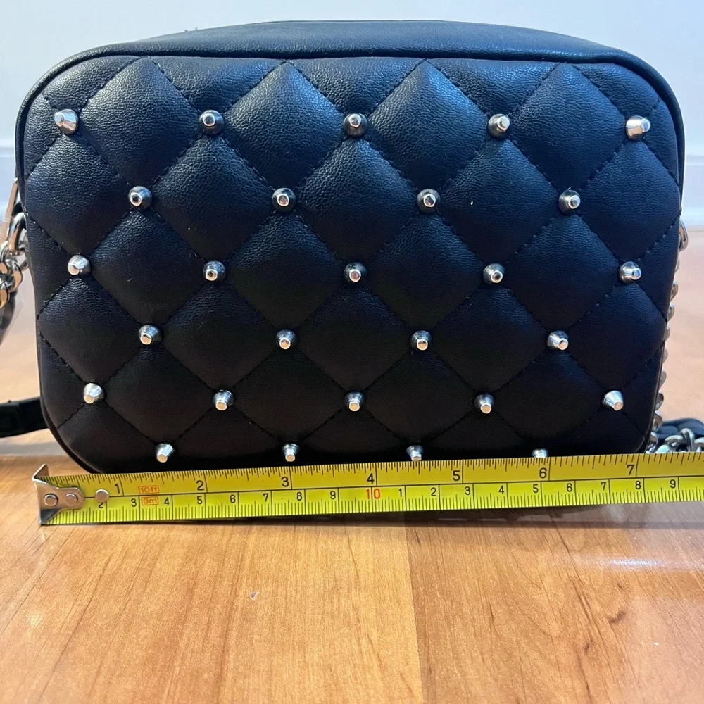 NWOT Rebecca Minkoff Black Quilted Cross Body - Picture 7 of 8